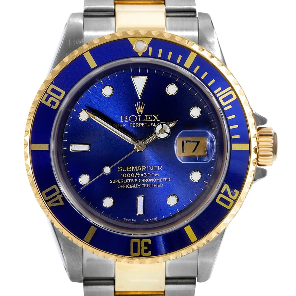Rolex mens 40mm Submariner two tone oyster - Picture 2 of 6